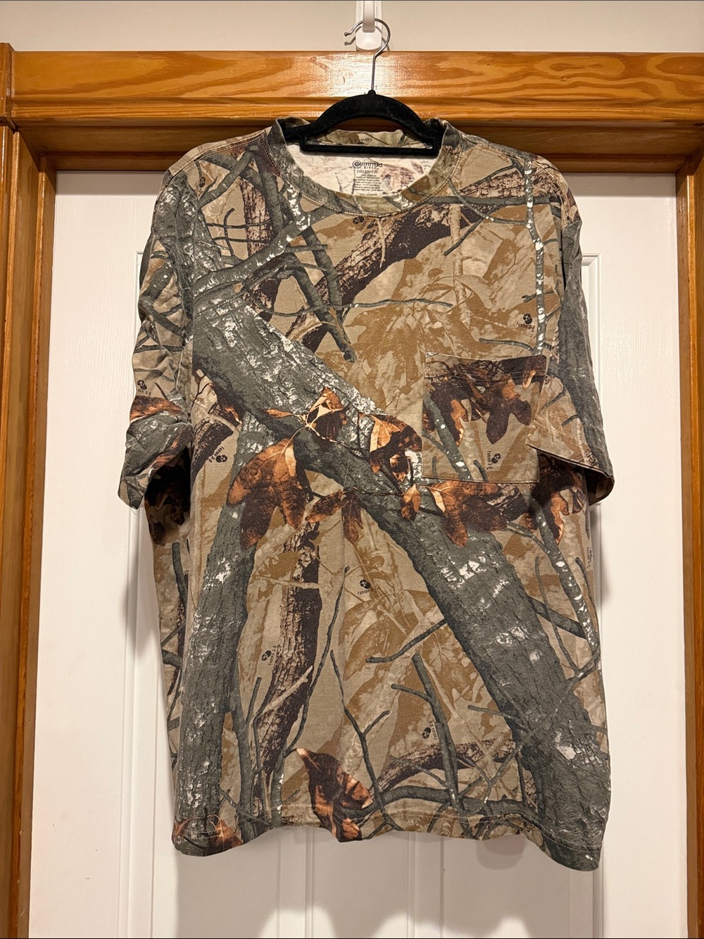 Men's Short-Sleeve Camo Pocket Tee - Brown/Gray